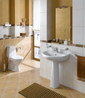 Раковина с пьедесталом Vitra Normus 9600B003-7650 Белый