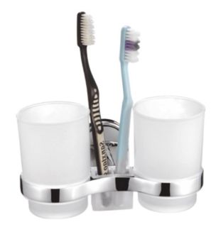 Стакан для ванной комнаты Haiba HB1908 двойной хром