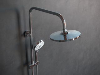 Душевая стойка Laguraty Thermostat 17050 с изливом и термостатом хром