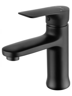 Смеситель для раковины Wonzon & Woghand WW-XH-011-MB чёрный матовый