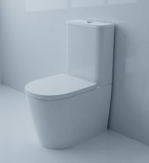 Унитаз-компакт Azario Luana AZ-8593 безободковый с сиденьем микролифт