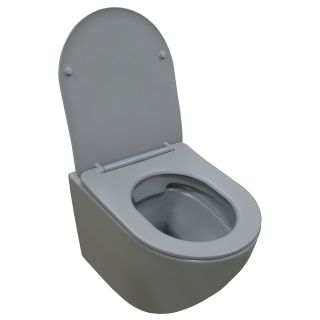 Унитаз подвесной Azario Grado AZ-0046 SP MDG безободковый с быстросъемным сидением микролифт