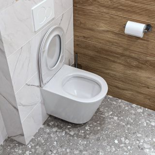 Унитаз подвесной Maretti Florenza безободковый с микролифтом, FL10PBM97-844, белый