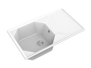 Мойка кухонная GranFest Иней Unique U--840 L иней