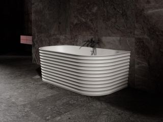 Ванна из искусственного камня ABBER Stein AS9652 170x80см белый матовый