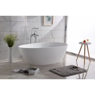 Ванна из искусственного камня Timo Rali RALI1500 150x80 см белый