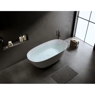 Ванна из искусственного камня Timo Satu SATU1650 165x80 см белый