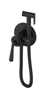 Гигиенический душ со смесителем Wonzon & Woghand Steam WW-88829008-MB чёрный матовый