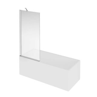 Шторка на ванну Kerama Marazzi Vetro VE.80.BSD.CR 80 см стекло прозрачное профиль хром