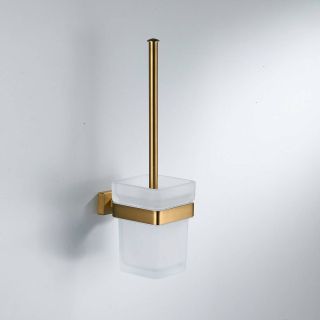 Ёршик для унитаза Shevanik SG5600G золотой сатин