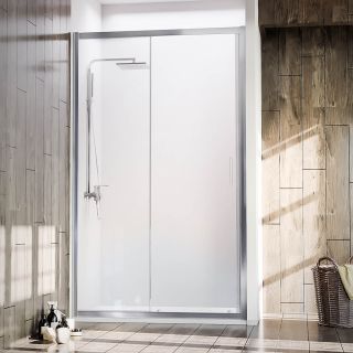 Душевая дверь Veconi Vianno VN-72, 1400x1900, хром, стекло прозрачное