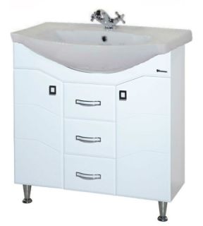 Тумба под раковину Bellezza Джулия 75см белый 00000010098