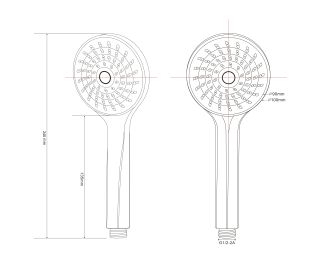 Лейка для душа ESKO SSP751 хром