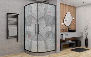 Душевой уголок AvaCan HB 100 MT 100x100 см чёрный