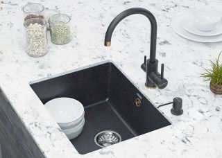 Мойка кухонная Paulmark Gera PM205546-AN антрацит