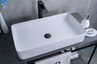 Раковина Gid Wm9396 51189 накладная белый матовый 60x34x11