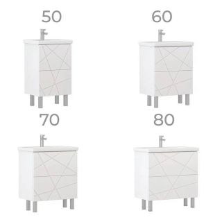 Тумба под раковину напольная Vigo Geometry 016 70 см белый