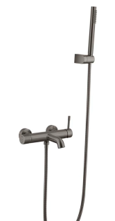 Смеситель для ванны Boheme Uno 463-GM антрацит