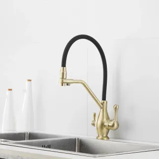 Смеситель для кухни Rose R858Q бронза