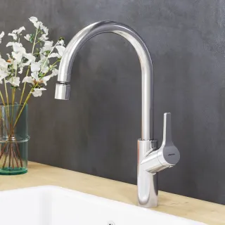 Смеситель для кухни Damixa Eclipse  310722000 высокий хром