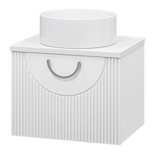 Подвесная тумба под раковину Misty Ярина 60см белый