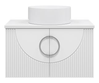 Подвесная тумба под раковину Misty Ярина 80см белый