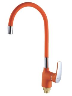 Смеситель для кухни Shevanik S443-4 оранжевый
