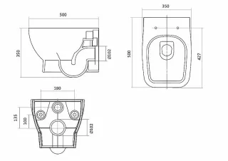 Унитаз подвесной Santek Нео 1WH302410 белый