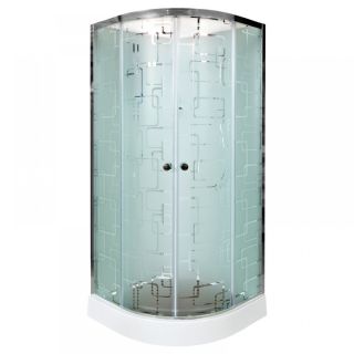 Душевая кабина Deto EM1590 N с гидромассажем (гм.) 90х90х208см