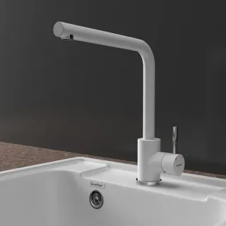 Смеситель для кухни GranFest  URBAN Z-5411 серый