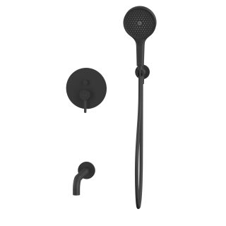 Система для ванны скрытого монтажа WHITECROSS Y YSET06TOPBL чёрный матовый